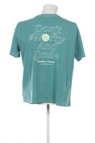 Herren T-Shirt Tommy Jeans, Größe S, Farbe Grün, Preis 53,99 €