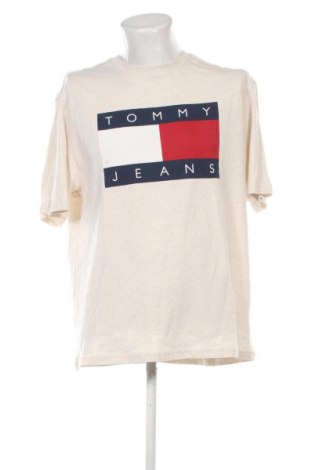 Мъжка тениска Tommy Jeans, Размер S, Цвят Бежов, Цена 46,99 лв.