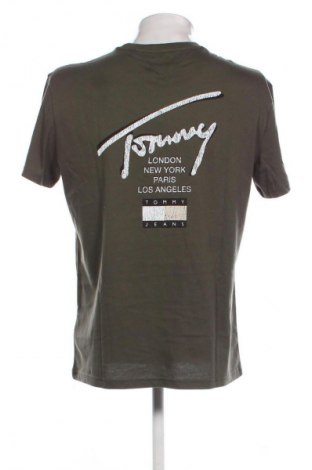 Ανδρικό t-shirt Tommy Jeans, Μέγεθος L, Χρώμα Πράσινο, Τιμή 32,99 €