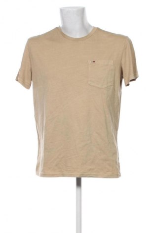 Herren T-Shirt Tommy Jeans, Größe XL, Farbe Beige, Preis 33,99 €