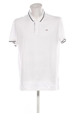 Męski T-shirt Tommy Jeans, Rozmiar XL, Kolor Biały, Cena 253,99 zł