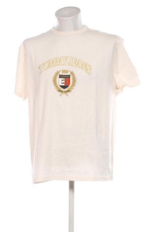 Мъжка тениска Tommy Jeans, Размер L, Цвят Екрю, Цена 75,99 лв.