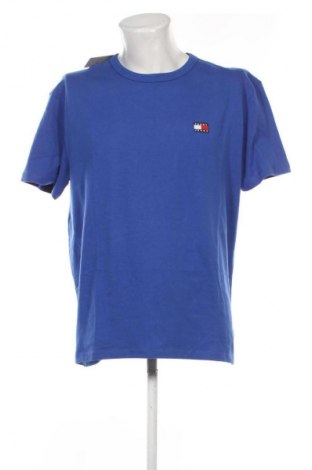 Мъжка тениска Tommy Jeans, Размер L, Цвят Син, Цена 43,99 лв.