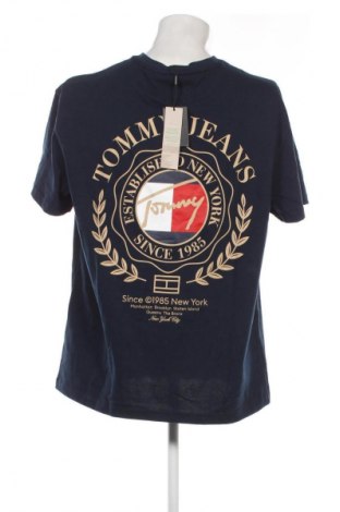 Мъжка тениска Tommy Jeans, Размер L, Цвят Син, Цена 75,99 лв.
