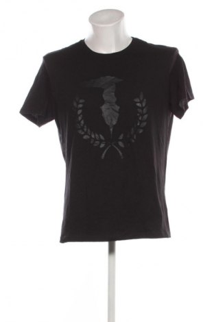 Herren T-Shirt Trussardi Jeans, Größe L, Farbe Schwarz, Preis 35,57 €