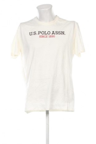 Herren T-Shirt U.S. Polo Assn., Größe XXL, Farbe Ecru, Preis 18,99 €