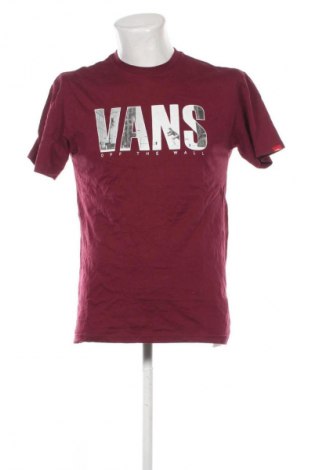 Herren T-Shirt Vans, Größe M, Farbe Rot, Preis 13,99 €