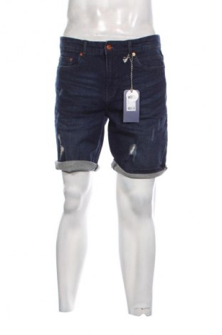Pantaloni scurți de bărbați ! Solid, Mărime L, Culoare Albastru, Preț 261,99 Lei