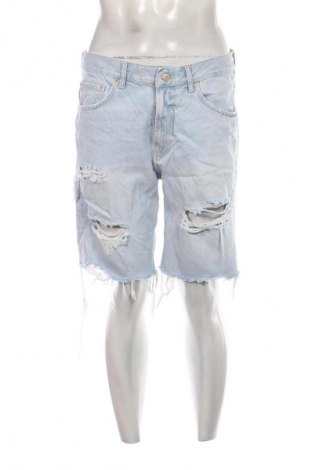 Pantaloni scurți de bărbați Bershka, Mărime L, Culoare Albastru, Preț 76,32 Lei