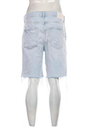 Pantaloni scurți de bărbați Bershka, Mărime L, Culoare Albastru, Preț 76,32 Lei
