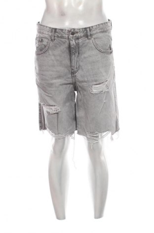 Pantaloni scurți de bărbați Pull&Bear, Mărime L, Culoare Gri, Preț 76,32 Lei
