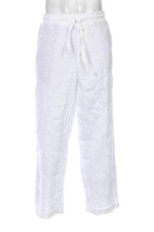 Pantaloni de bărbați Pull&Bear, Mărime L, Culoare Alb, Preț 214,99 Lei