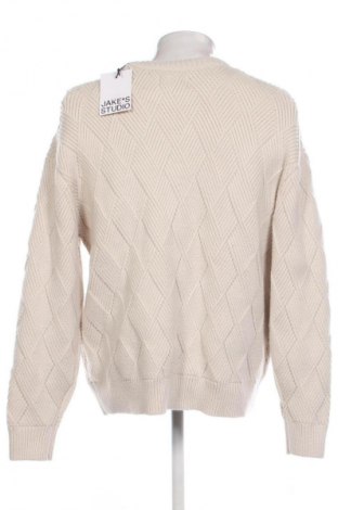 Herrenpullover Jake*s, Größe L, Farbe Beige, Preis € 75,99