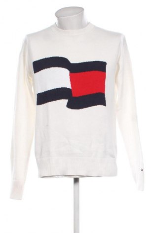 Herrenpullover Tommy Hilfiger, Größe M, Farbe Weiß, Preis 61,99 €