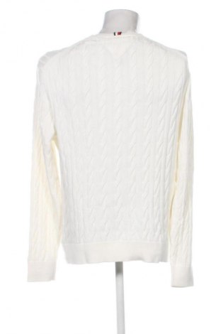 Pulover de bărbați Tommy Hilfiger, Mărime XL, Culoare Ecru, Preț 477,99 Lei