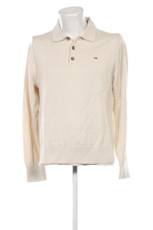 Herrenpullover Tommy Jeans, Größe XL, Farbe Ecru, Preis € 75,99