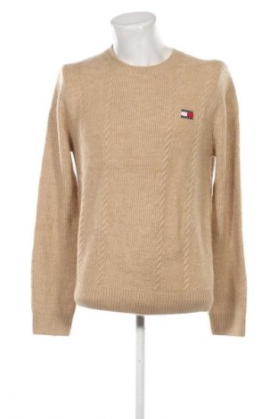 Herrenpullover Tommy Jeans, Größe S, Farbe Beige, Preis 44,99 €