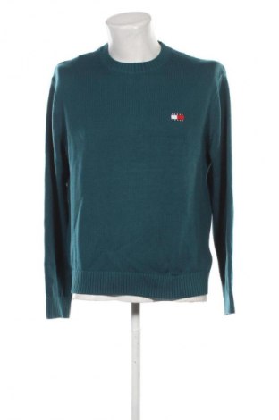 Ανδρικό πουλόβερ Tommy Jeans, Μέγεθος S, Χρώμα Πράσινο, Τιμή 107,99 €