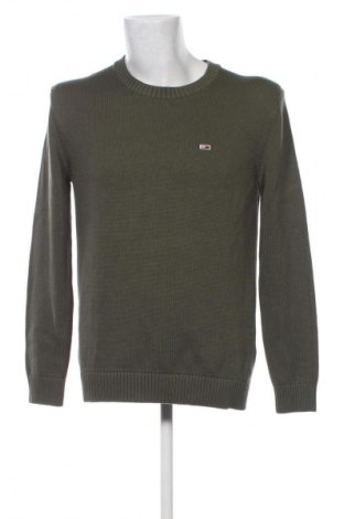 Herrenpullover Tommy Jeans, Größe M, Farbe Grün, Preis € 69,99