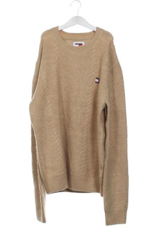 Pulover de bărbați Tommy Jeans, Mărime XS, Culoare Bej, Preț 624,99 Lei