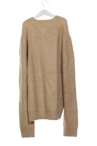 Pulover de bărbați Tommy Jeans, Mărime XS, Culoare Bej, Preț 624,99 Lei