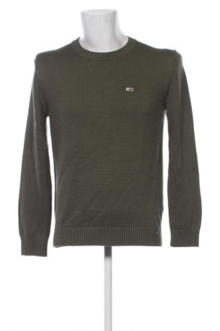 Férfi pulóver Tommy Jeans, Méret S, Szín Zöld, Ár 26 659 Ft