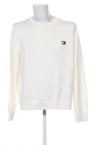 Herrenpullover Tommy Jeans, Größe L, Farbe Weiß, Preis € 117,99
