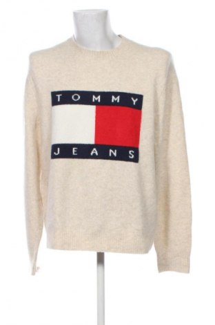 Pánsky sveter  Tommy Jeans, Veľkosť L, Farba Béžová, Cena  75,95 €