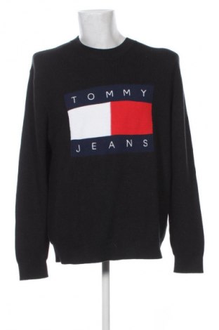 Herrenpullover Tommy Jeans, Größe L, Farbe Grau, Preis 127,99 €