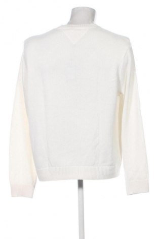 Herrenpullover Tommy Jeans, Größe M, Farbe Ecru, Preis 117,99 €