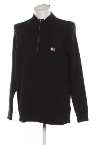 Férfi pulóver Tommy Jeans, Méret XXL, Szín Fekete, Ár 34 559 Ft