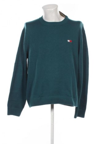 Ανδρικό πουλόβερ Tommy Jeans, Μέγεθος XL, Χρώμα Πράσινο, Τιμή 72,99 €