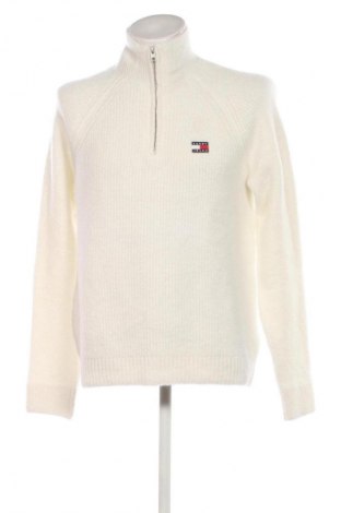 Ανδρικό πουλόβερ Tommy Jeans, Μέγεθος S, Χρώμα Λευκό, Τιμή 47,99 €
