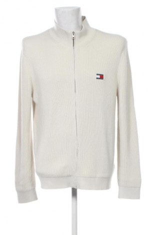 Pulover de bărbați Tommy Jeans, Mărime XXL, Culoare Ecru, Preț 448,99 Lei
