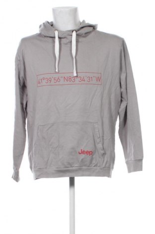 Herren Sweatshirt Jeep, Größe XL, Farbe Grau, Preis 28,99 €