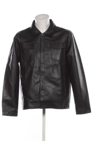 Herren Lederjacke Defacto, Größe XL, Farbe Schwarz, Preis 25,99 €