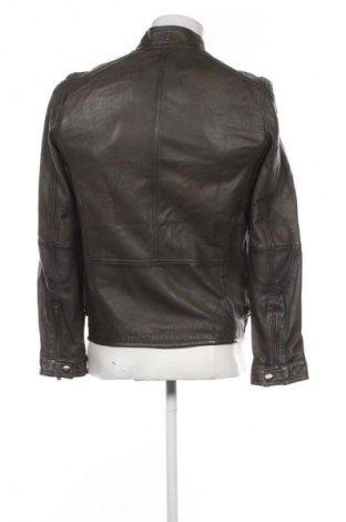 Ανδρικό δερμάτινο μπουφάν Massimo Dutti, Μέγεθος S, Χρώμα Πράσινο, Τιμή 104,27 €