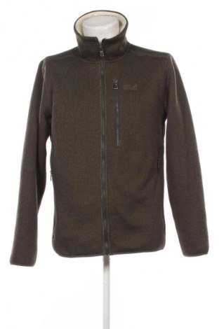Herren Fleecejacke Jack Wolfskin, Größe L, Farbe Grün, Preis 74,39 €