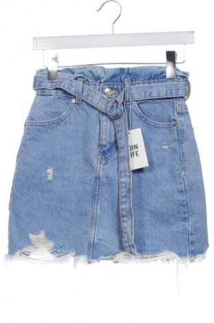 Rock Bershka, Größe XXS, Farbe Blau, Preis € 23,53