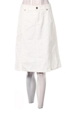 Φούστα Jeans By Bessie, Μέγεθος L, Χρώμα Λευκό, Τιμή 12,99 €