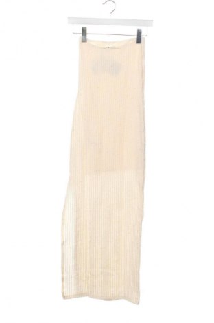 Šaty  Bershka, Velikost XS, Barva Krémová, Cena  739,00 Kč