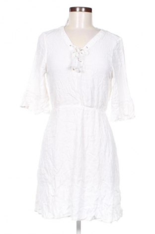 Рокля H&M Divided, Размер L, Цвят Бял, Цена 29,00 лв.