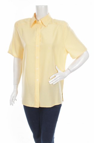 Γυναικείο πουκάμισο Canda, Μέγεθος L, Χρώμα Κίτρινο, Τιμή 18,76 €