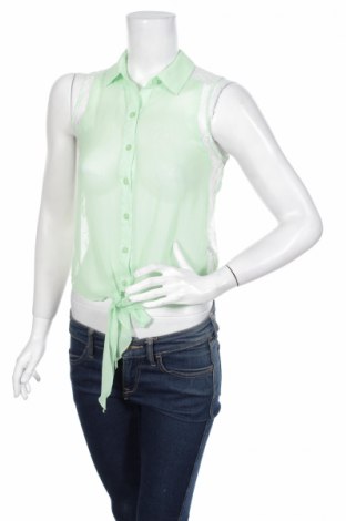 Γυναικείο πουκάμισο Candie's, Μέγεθος XS, Χρώμα Πράσινο, Τιμή 9,90 €