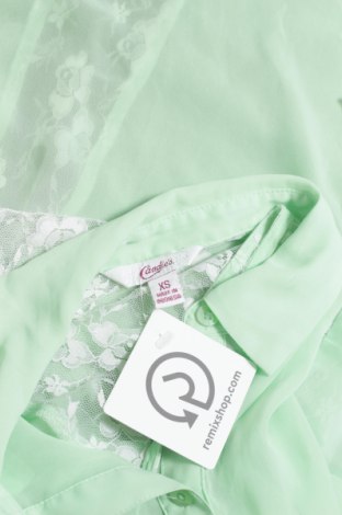 Γυναικείο πουκάμισο Candie's, Μέγεθος XS, Χρώμα Πράσινο, Τιμή 9,90 €
