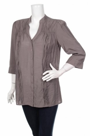 Γυναικείο πουκάμισο, Μέγεθος L, Χρώμα Γκρί, Τιμή 18,56 €