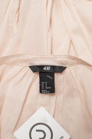Γυναικείο πουκάμισο H&M, Μέγεθος L, Χρώμα  Μπέζ, Τιμή 17,32 €