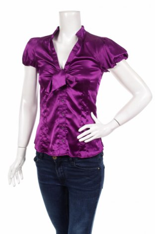 Γυναικείο πουκάμισο Mango, Μέγεθος S, Χρώμα Βιολετί, Τιμή 11,86 €