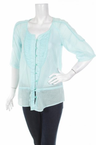 Γυναικείο πουκάμισο Zara Trafaluc, Μέγεθος L, Χρώμα Μπλέ, Τιμή 20,10 €