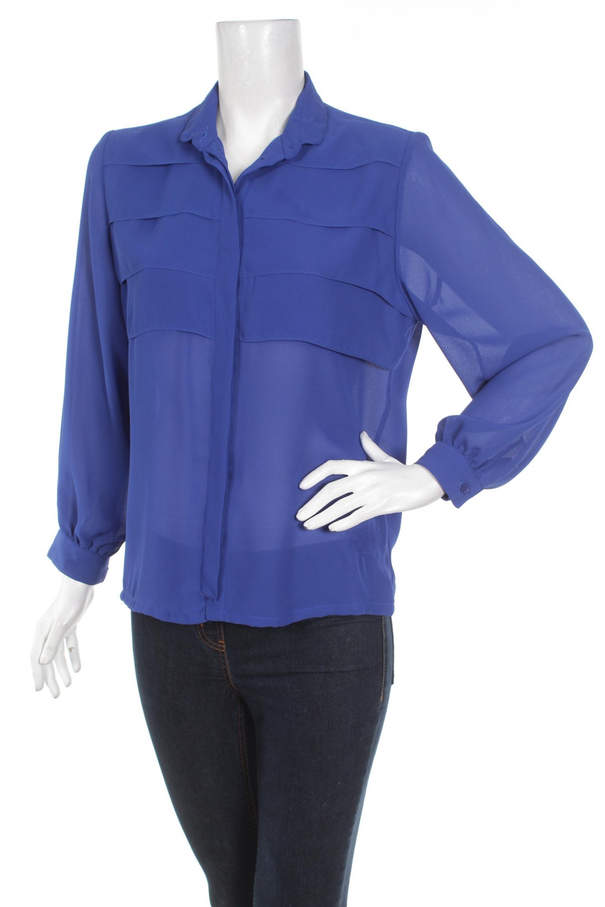 Γυναικείο πουκάμισο, Μέγεθος L, Χρώμα Μπλέ, Τιμή 16,49 €